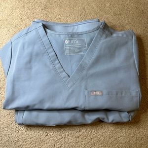 FIGS Dusty Blue Scrub Set